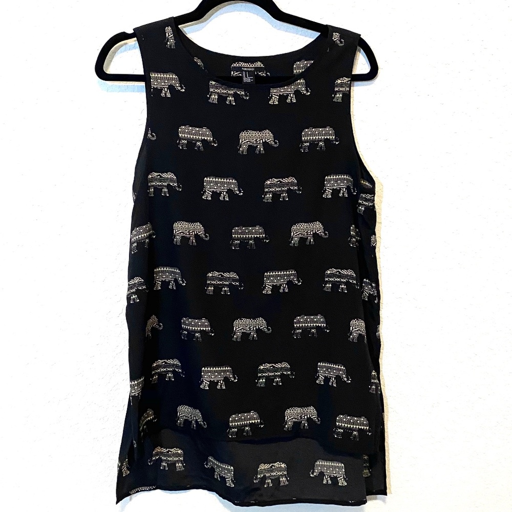 Forever 21 Elephant Tank Top